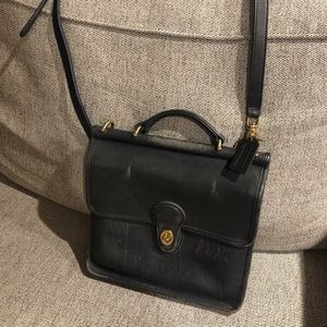 Vintage Leather Coach Bag
